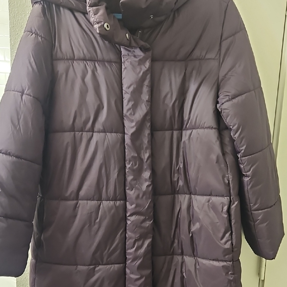 Women's Purple Puffer Jacket
